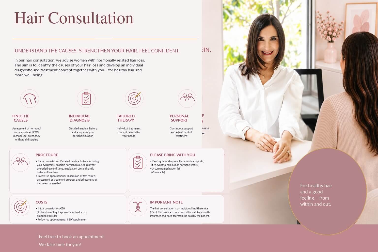 Hair consultation for hormonally related hair loss in Heidelberg - Dr. med. Sema Kolay